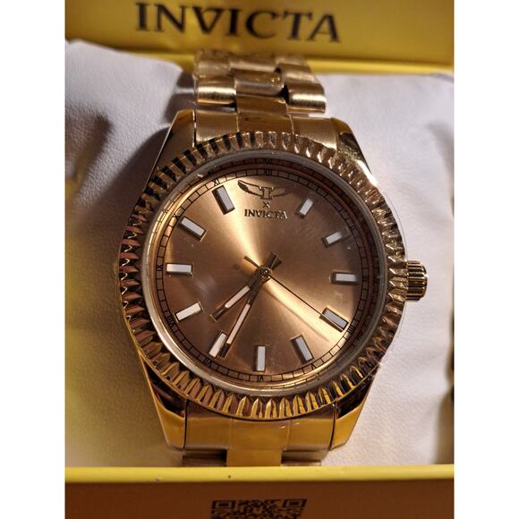 Invicta Specialty All Gold Tone Watch 45mm 69004 Gender Neutral - Picture 2 of 3